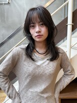 マッシュ 北堀江(MASHU)&nbsp;レイヤーカット/ウルフレイヤー/顔周り/20代・30代