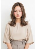 大人ベージュカラー×品のあるレイヤー