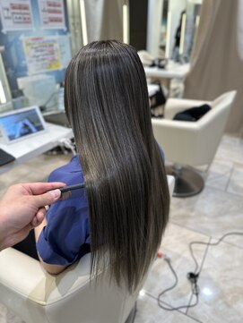 ケンジ 平塚 アネッタ(KENJE annetta) 艶髪ストレート 髪質改善カラー 髪質改善トリートメント