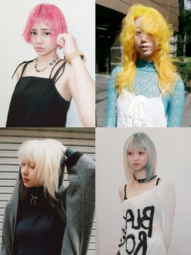 レコ 渋谷(LECO) ケアブリーチハイトーンデザインカラー似合わせカット