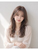 グロウ 赤羽(grow)&nbsp;ブリーチなしブラウンカラー×韓国ロングレイヤー