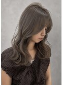 トレンドの透け感カラー♪くすみグレージュ