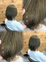 ロックス バイ マグ 松本(rocks BY MAG)&nbsp;10代20代イエベブリーチ無しダブルカラー透明感ミントベージュ