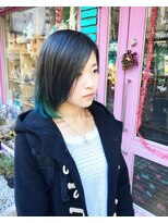 ピエスデシュブー(piece des cheveux)&nbsp;グレージュブルー