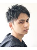 アップバング☆くせ毛風☆刈り上げ×リバースショート
