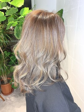 シェル 吉祥寺(shell) 極細ハイライト☆ことりベージュ