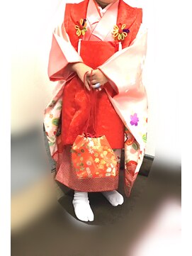 キスミー プラス(Kiss me +) 七五三/3歳被布着付け+ヘア