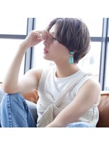 アニータバイガネイシャ(Aujua anita by ganesha)&nbsp;くびれショート#髪質改善#長浜#ブリーチ#ダブルカラー