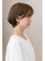 モッズヘア 上尾西口店(mod's hair) シースルーバングxナチュラルアッシュミニボブY上尾20代30代40代