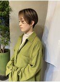 ショートボブ/ハンサムショート/酸性ストレート［南青山］