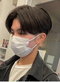 センターパート/ニュアンスパーマ/ツーブロ刈り上げ