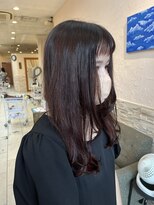 ヘアーアンドメイク エクリ 不動前店(Hair&Make equri)&nbsp;【目黒美容室】暖色系秋カラー・ピンクオレンジ