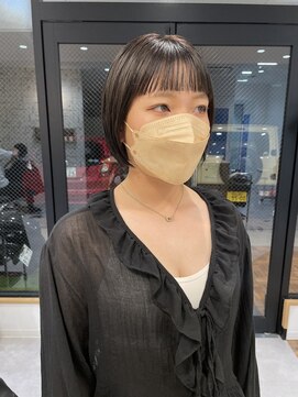 ヘアガーデン オフ(hair garden off) オン眉切りっぱなし