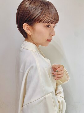 ジジ 代々木(Gigi) [代々木]ナチュラルピンクスイートAラインの甘辛ショートボブ