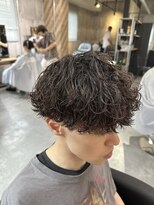 ビカムメンズヘアー 栄店(become men's hair)&nbsp;波巻きスパイラルパーマ刈り上げマッシュ名古屋栄大須メンズヘア