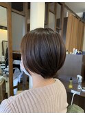 丸みショートボブ