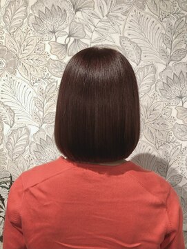 ミモザ ビカミドウ 自由が丘(Mimosa Bigamido) ▼40代まるみボブ 美髪カット 白髪染め サスティナブルTR