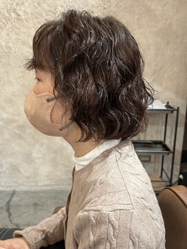 マルケ ドゥ マッシュ(MaruQuee de mashu) ボブパーマ