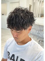 エース 名駅店(Ace) 波巻きスパイラルパーマメンズマッシュツイストスパイラルパーマ