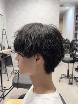 アビー ランシェル(ABEY LENCIEL) ゆる波巻きパーマ マッシュウルフ