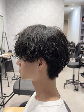 アビー ランシェル(ABEY LENCIEL) ゆる波巻きパーマ マッシュウルフ