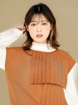 エンタク 新宿(enntaku)&nbsp;マロンベージュ/Aラインボブ/かきあげ/インナーカラー[新宿駅]