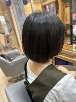 スタジオ アルファプラス 日暮里店(studio α+)&nbsp;ステップボーンカットカットボブショートハイライト白髪ぼかし