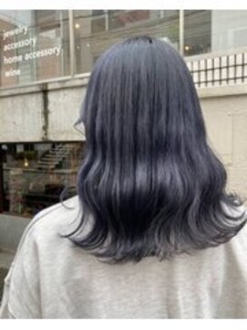 ガリカ シーム(Gallica/SEAM) 透明感ダークカラー/ブルーブラック/地毛風カラー