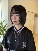 レイヤーボブ/レイヤーカット/小顔カット/顔周り/ボブ/20代30代