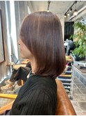 暗めカラー/グランマッシュ[レイヤーカット/髪質改善/銀座]