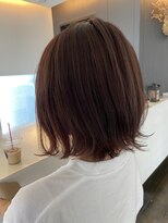 ヨルプラスディ(yoru+D)&nbsp;外ハネボブ×ピンクブラウン