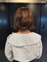 ラトリエ(L'Atelier)&nbsp;ボブパーマ/切りっぱなしボブ/オレンジベージュ