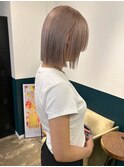 千葉駅/オリーブグレー/小顔/ココアベージュ