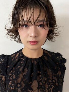 【伸ばしかけショート】クリンクルムーブパーマ