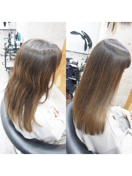 ヘアテリア リュウ 大塚(hair teria ryu) 縮毛矯正/髪質改善縮毛矯正/前髪縮毛矯正/表面ハーフ矯正