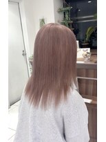 アッシュ 大宮店(Ash)&nbsp;髪質改善ブリーチ/淡いピンクベージュ