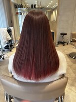 ロージーバイフーガヘアー 元住吉店(Rosy by FUGAhair)&nbsp;インナーカラー　レッド