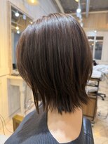 ドラン 京橋店(DRAN)&nbsp;髪質改善/京橋/アッシュベージュ/切りっぱなしボブ