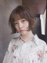 スニュウ(snuw)&nbsp;レイヤーボブマロンベージュミルクティカラー