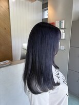 エイト 沖縄豊崎店(EIGHT toyosaki)&nbsp;【EIGHT 豊崎】お客様スタイル_ ダークカラーでロングヘア