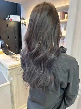 キャアリー(Caary) 福山人気ロングヘア艶髪ディープラベンダー20代30代巻き髪美髪