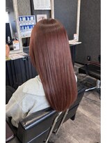 アローズ 荒尾店(arose)&nbsp;甘すぎない、大人のピンクベージュ艶カラー