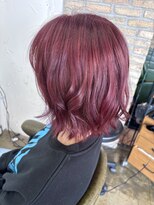 ルミエ ヘアサロン 経堂店(Lumie hair salon)&nbsp;ブリーチなしダブルカラーワインレッド