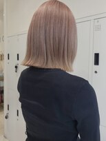 サロウィン 大宮Crest店(SALOWIN)&nbsp;ピンクベージュ ハイトーン ペールピンク 大宮 ケアブリーチ