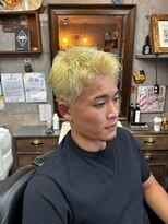 アールズ ヘア(R's hair)&nbsp;MEN’S HAIR/サーフカール/刈り上げセンターパート/印西