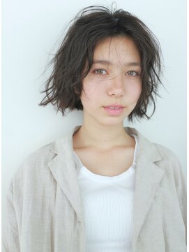 ナヌーク シブヤ(nanuk shibuya) 【nanuk】ルーズなパーマがアンニュイな大人かわいいbob◇◇
