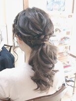 ロカット サロン(Roquat Salon) ウェーブローポニーアレンジ 【ヘアアレンジ 立川/袴着付け】