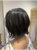 外ハネスタイル