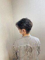 ウェッジ プレミアムヘアーサロン(WEDGE)&nbsp;センターパート×ニュアンスパーマ