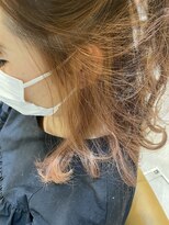 ヘアーサロン キー(Key)&nbsp;インナーカラー/イルミナカラー/ピンク/イヤリングカラー